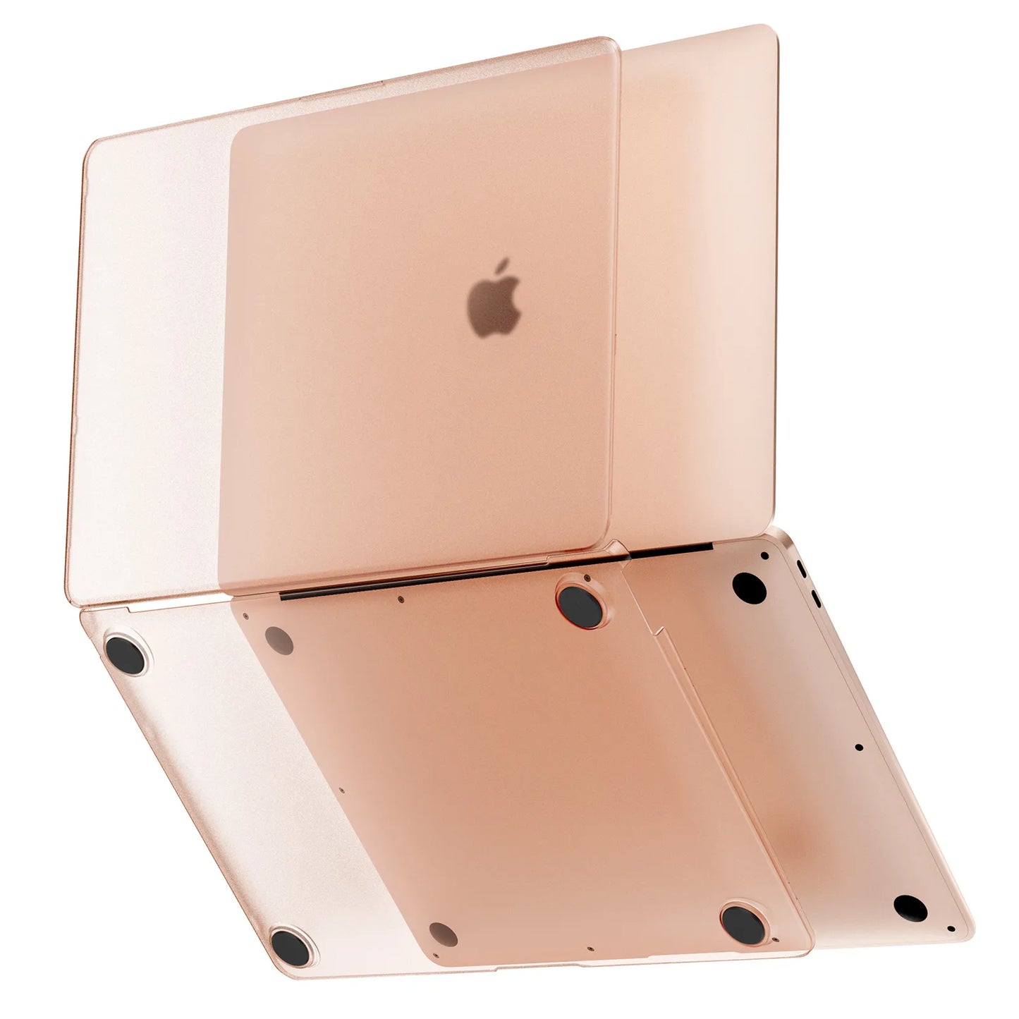 Soonjet Compatible for MacBook Air 13 inch Case M1 2020 - Gold Clear
