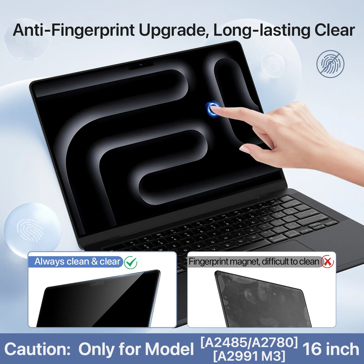 soonjet for MacBook Pro 16 inch Screen Protector, Laptop Screen Protector