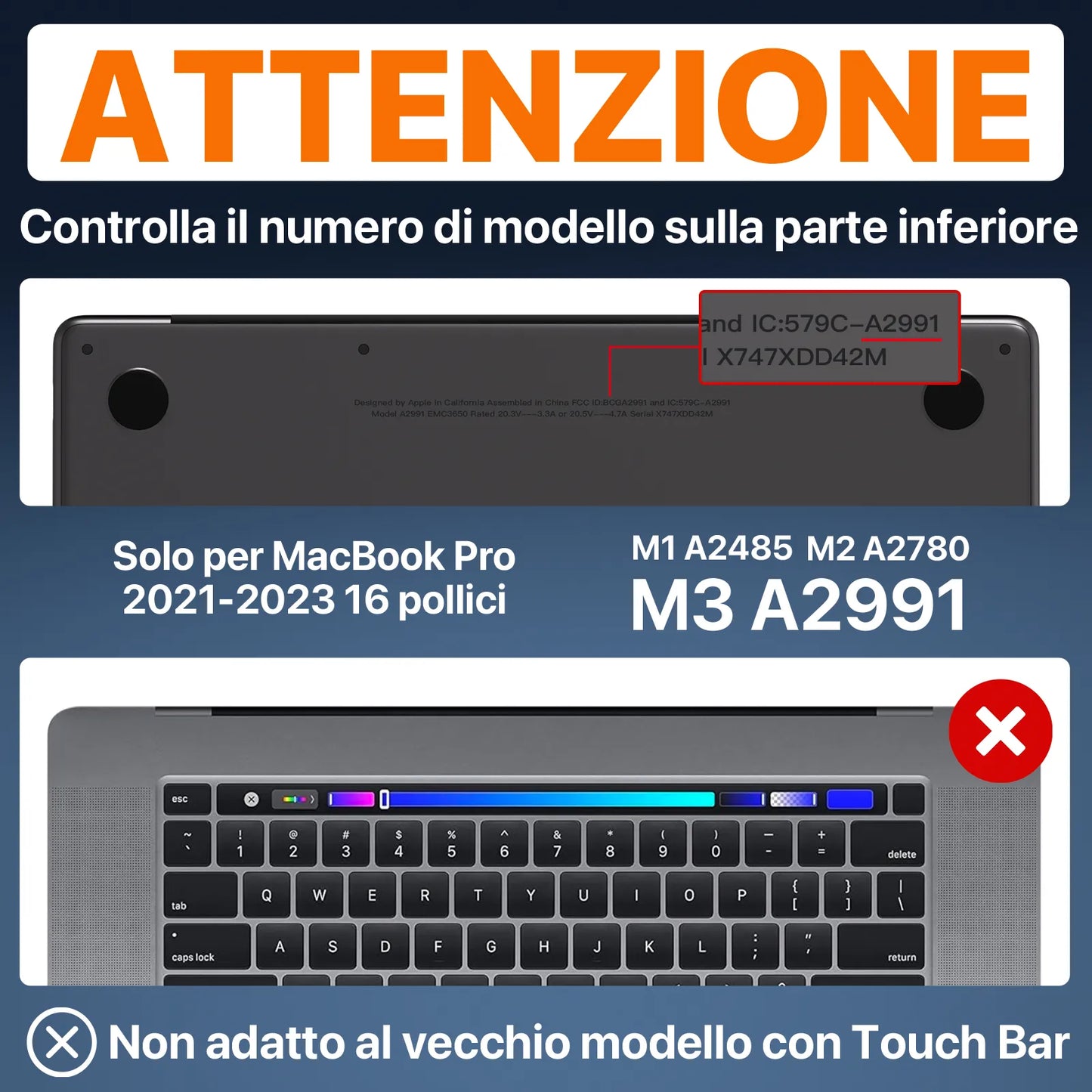 soonjet for MacBook Pro 16 inch Screen Protector, Laptop Screen Protector