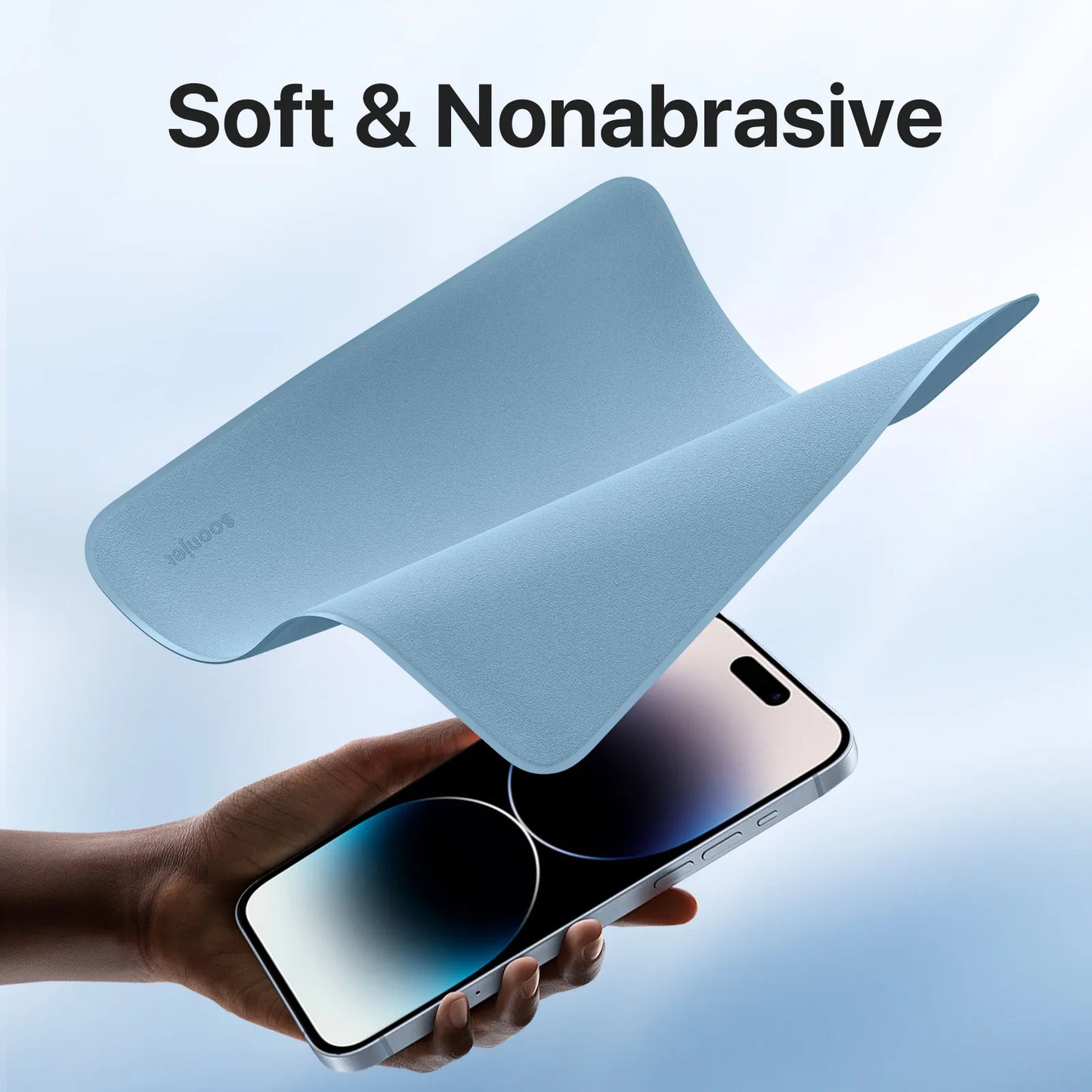 Soonjet Polishing Cloth 1 Pack for Apple, Premium Microfiber Cleaning Cloth