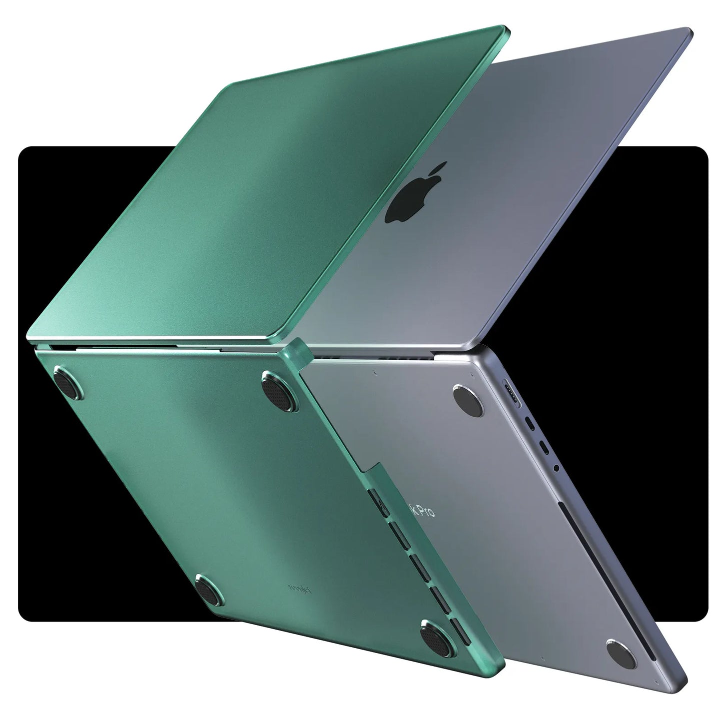 Soonjet for MacBook Pro 14 inch Case 2024-2021 M3 - Turquoise Green