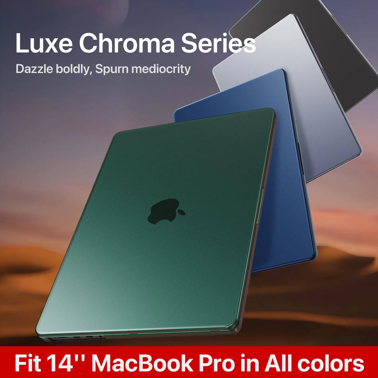 Soonjet for MacBook Pro 14 inch Case 2024-2021 M3 - Turquoise Green