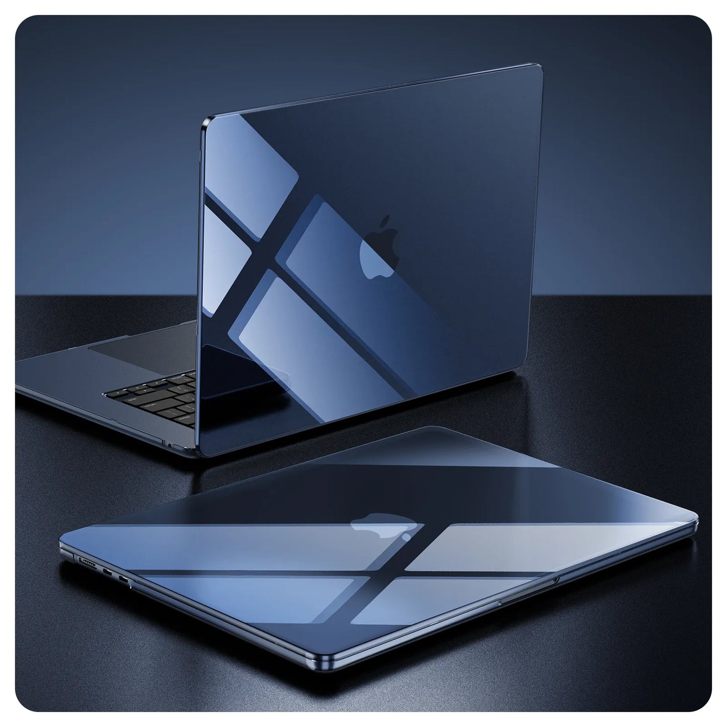 Soonjet for MacBook Air 15 inch Case - Crystal Midnight