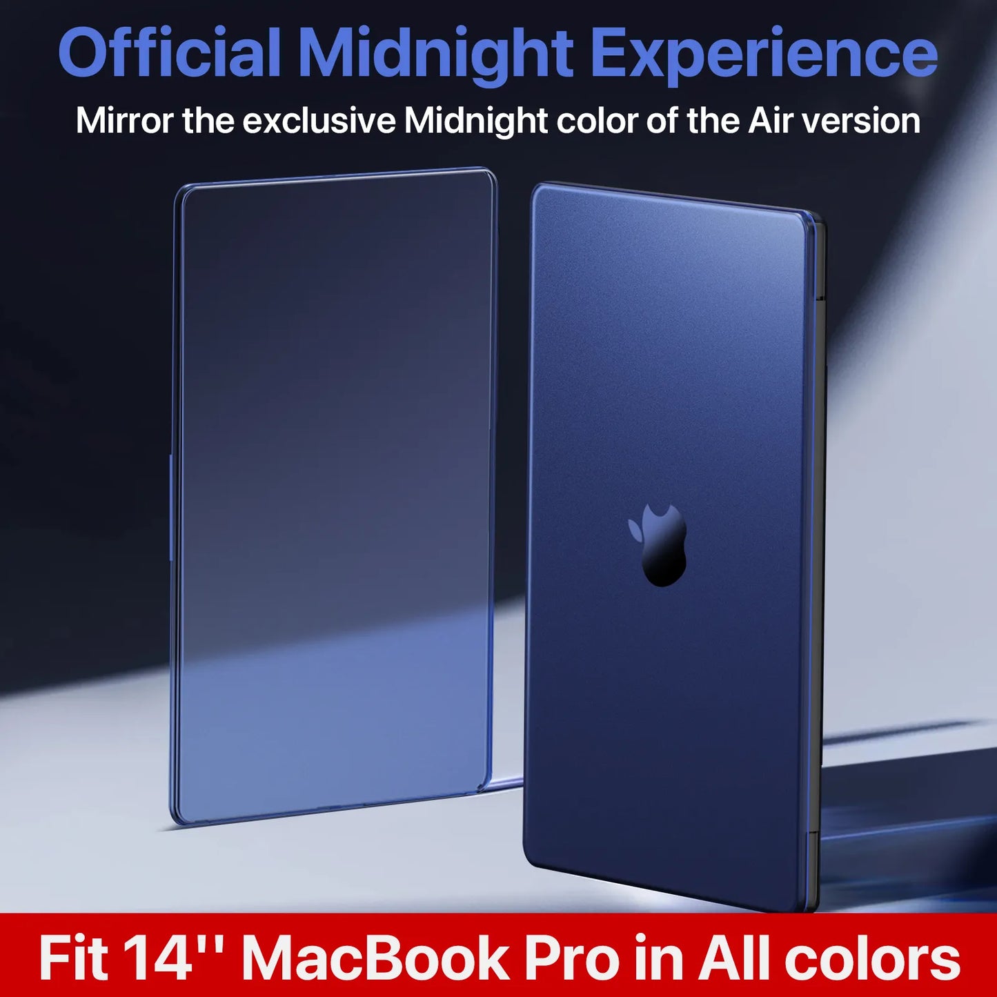 Soonjet for MacBook Pro 14 inch Case 2024-2021 M3 - Midnight Blue