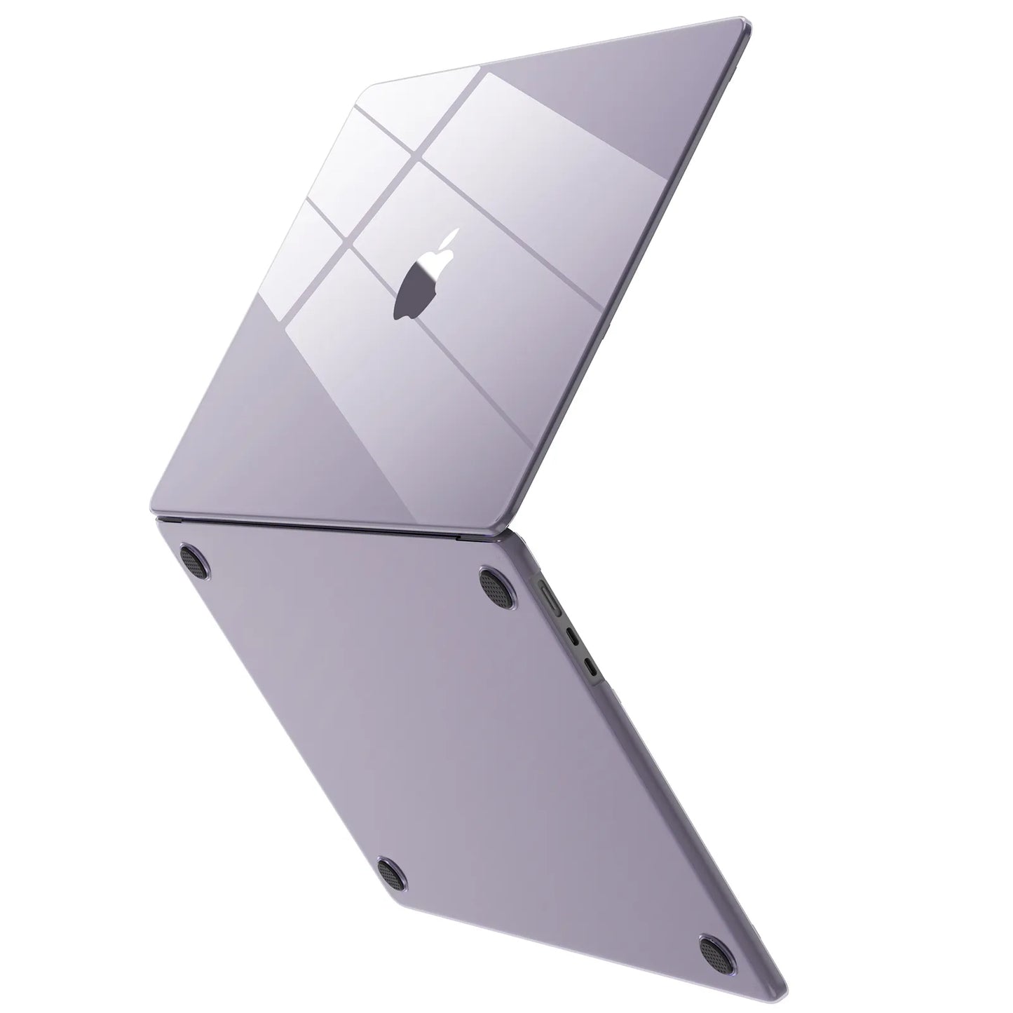 Soonjet for MacBook Air 13.6 inch Case Crystal Purple