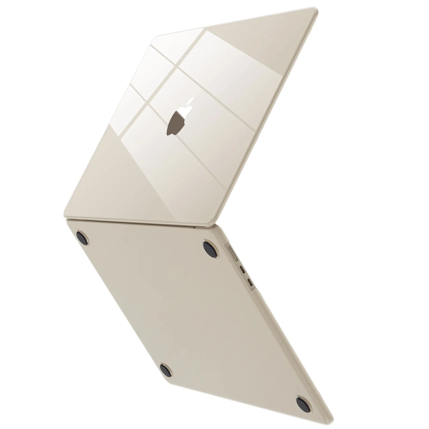 Soonjet for MacBook Air 13.6 inch Case Crystal Starlight