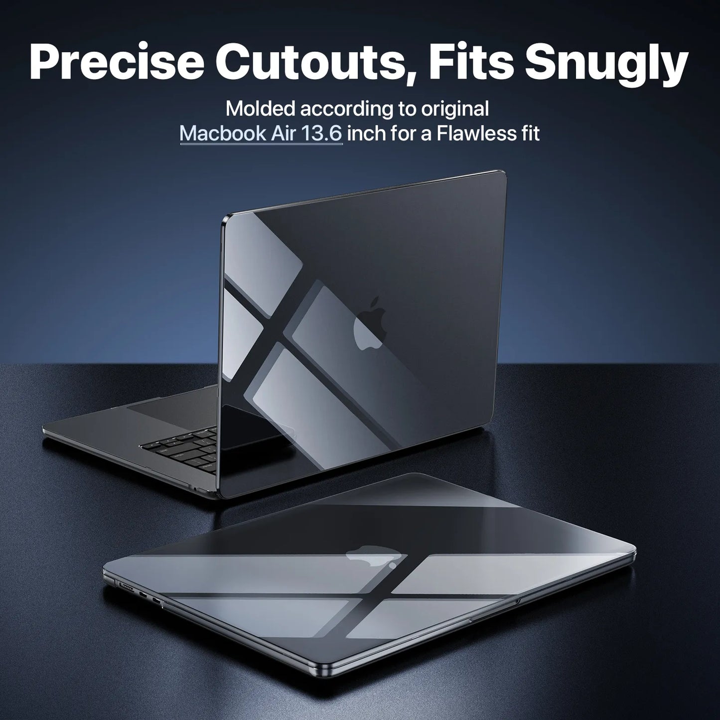 Soonjet for MacBook Air 13.6 inch Case - Crystal Clear