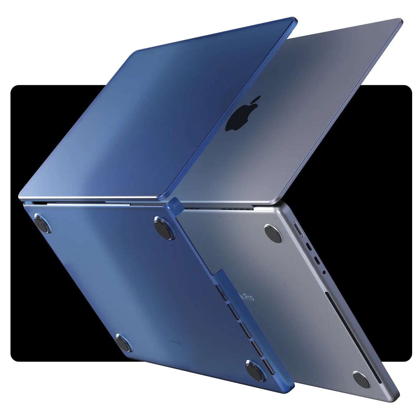 Soonjet for MacBook Pro 14 inch Case 2024-2021 M3 - Midnight Blue