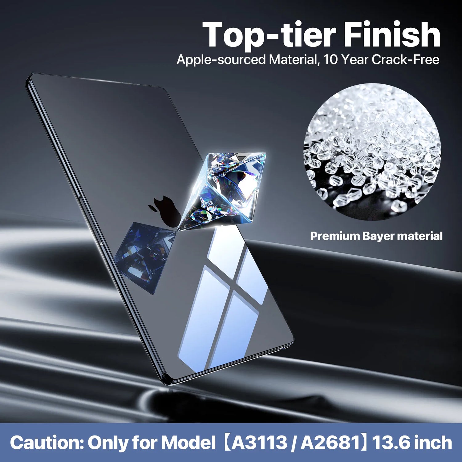 macbook air 13 inch crystal case 2024