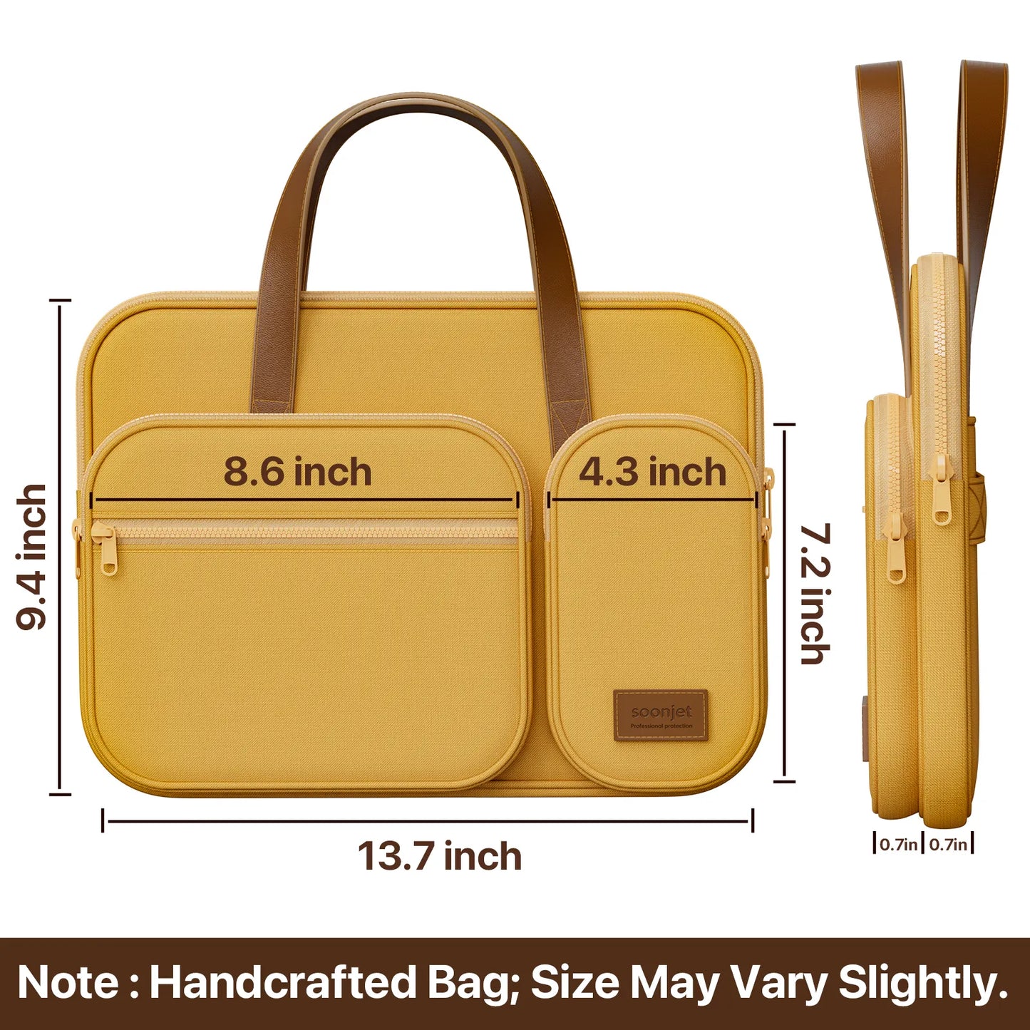 Soonjet 13-14 Inch Laptop Sleeve Case