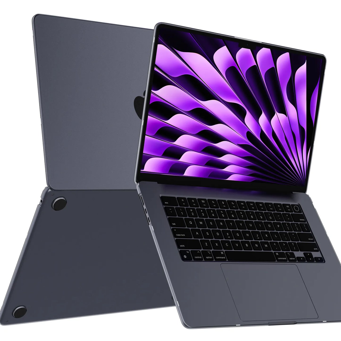 Soonjet Compatible for MacBook Air 15 inch Case - Space Gray Clear