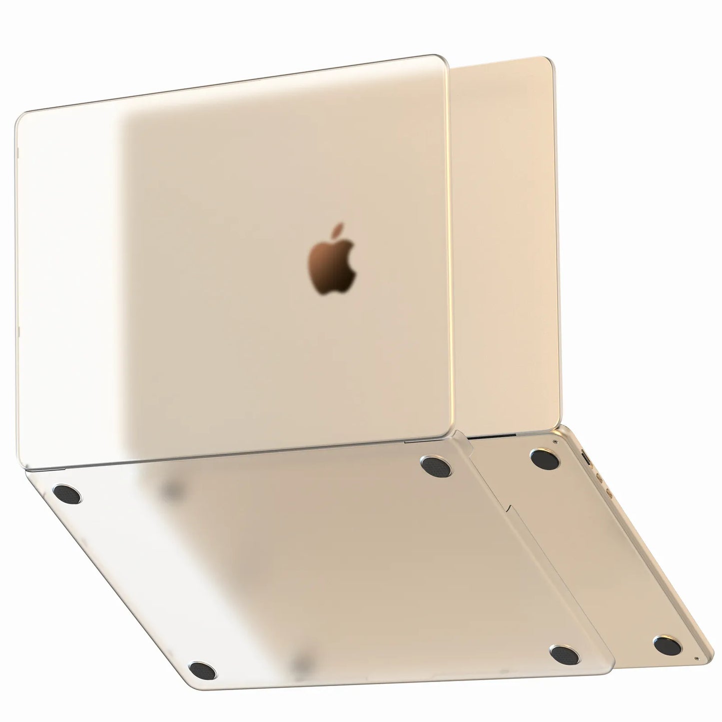 Soonjet for MacBook Air 15 inch Case with Translucent Keyboard Cover - Starlight Clear